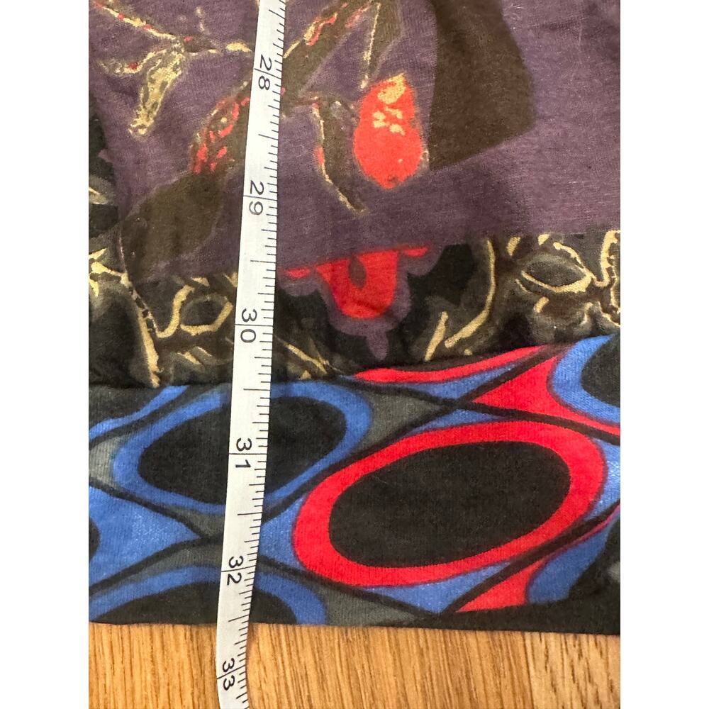 Desigual Vintage Y2K Geisha Pop Art Graphic Bubble Hem Long Sleeve Dress S - Picture 6 of 9